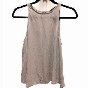 American Apparel Crepe open back top storm cloud